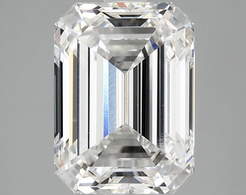 3.14 Carat Emerald Shaped Excellent Cut VVS2 IGI Certified Lab Grown Diamond