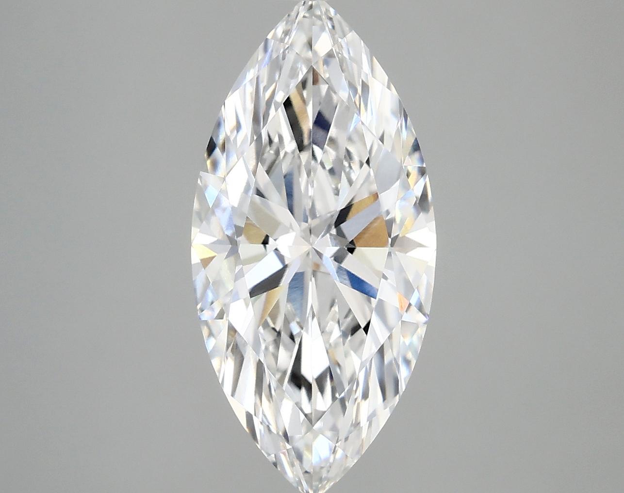 3.02 Carat Marquise Shaped Excellent Cut VS1 IGI Certified Lab Grown Diamond