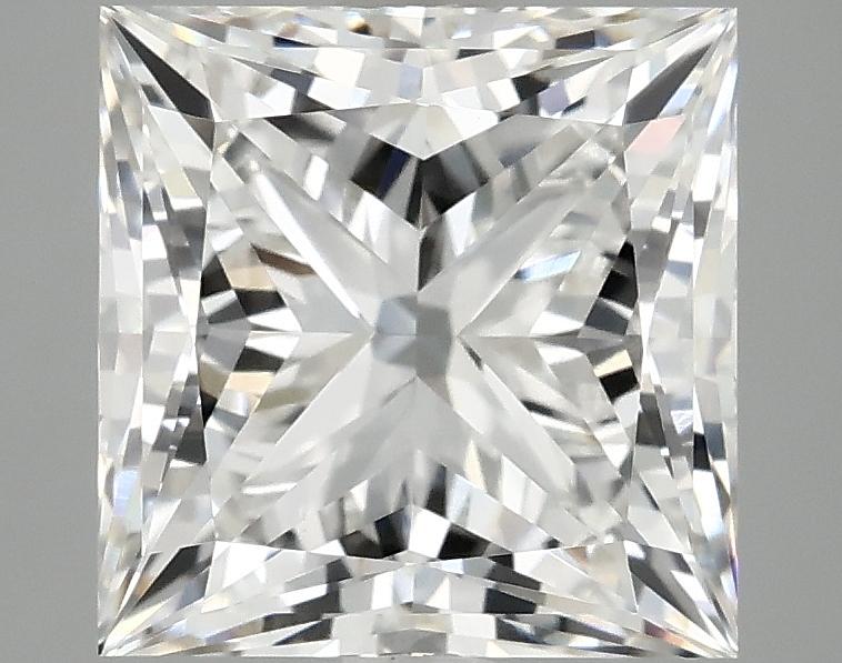 4.12 Carat Princess Shaped Ideal Cut VVS2 IGI Certified Lab Grown Diamond