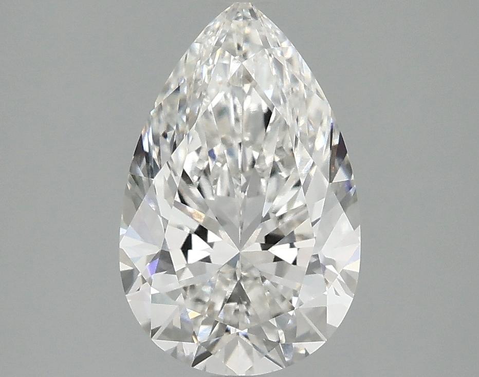 2.07 Carat Pear Shaped Ideal Cut VVS2 IGI Certified Lab Grown Diamond