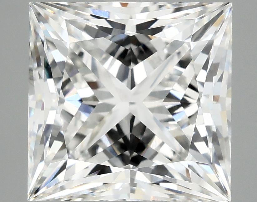 4.94 Carat Princess Shaped Ideal Cut VVS2 IGI Certified Lab Grown Diamond