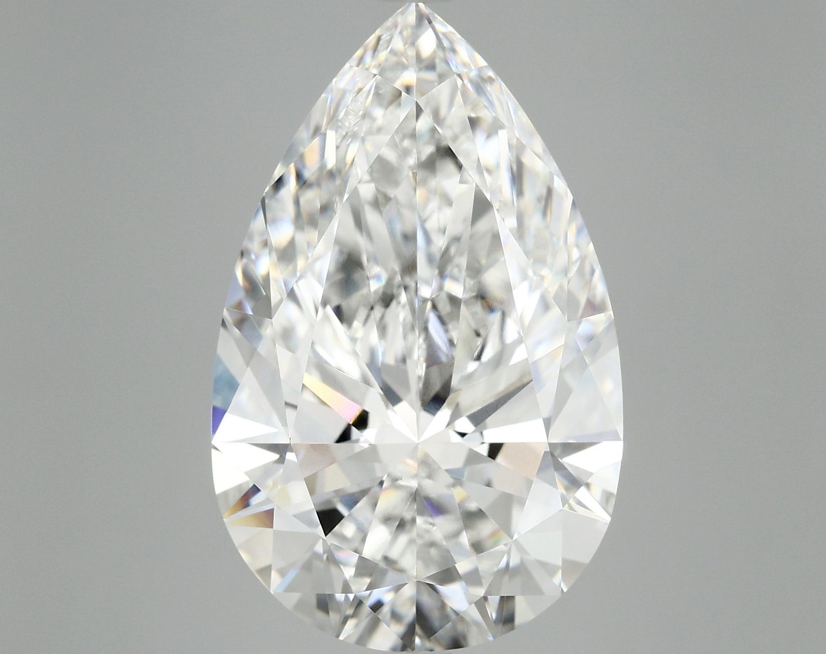 10.07 Carat Pear Shaped Ideal Cut VVS2 IGI Certified Lab Grown Diamond