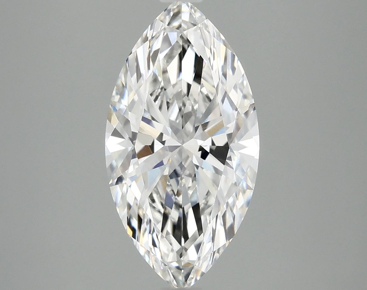 2.87 Carat Marquise Shaped Excellent Cut VVS2 IGI Certified Lab Grown Diamond