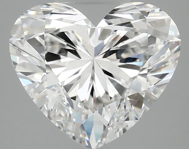 2.98 Carat Heart Shaped Ideal Cut VS1 IGI Certified Lab Grown Diamond