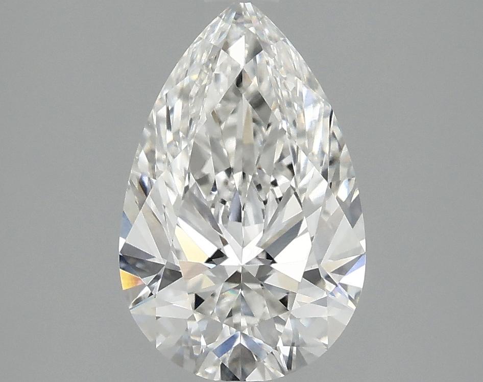 2.01 Carat Pear Shaped Ideal Cut VVS2 IGI Certified Lab Grown Diamond