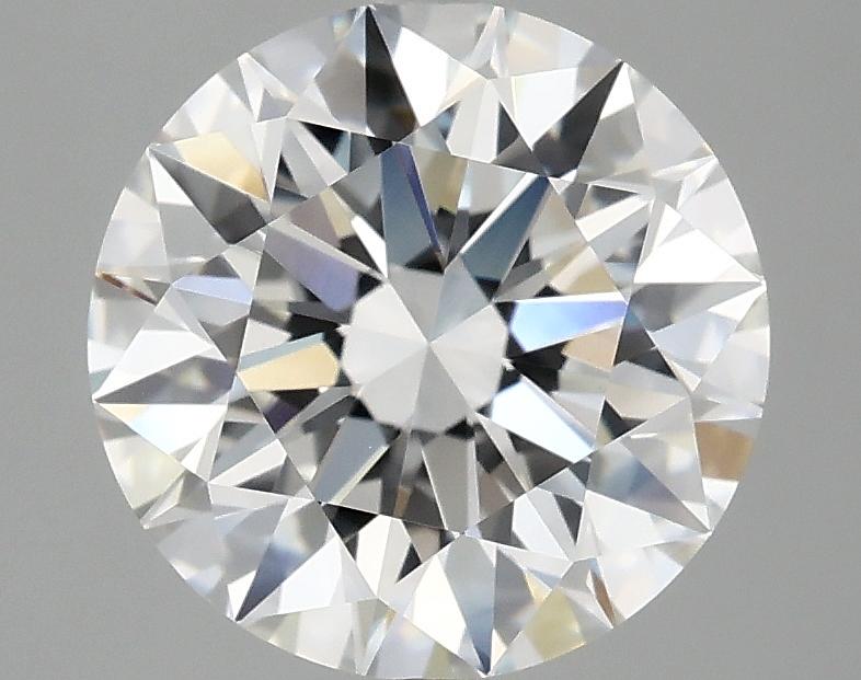 3.07 Carat Round Shaped Excellent Cut VVS2 IGI Certified Lab Grown Diamond