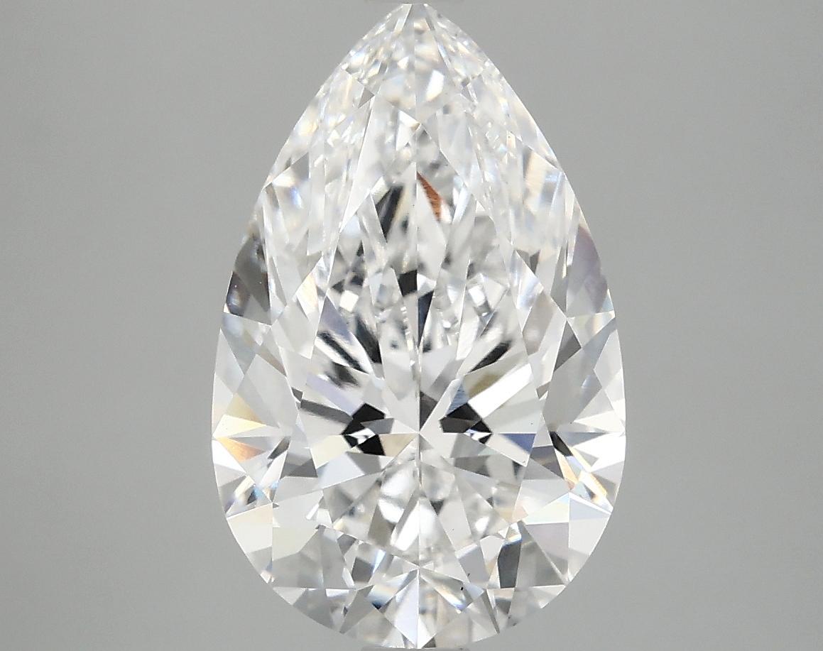 4.08 Carat Pear Shaped Ideal Cut VS1 IGI Certified Lab Grown Diamond
