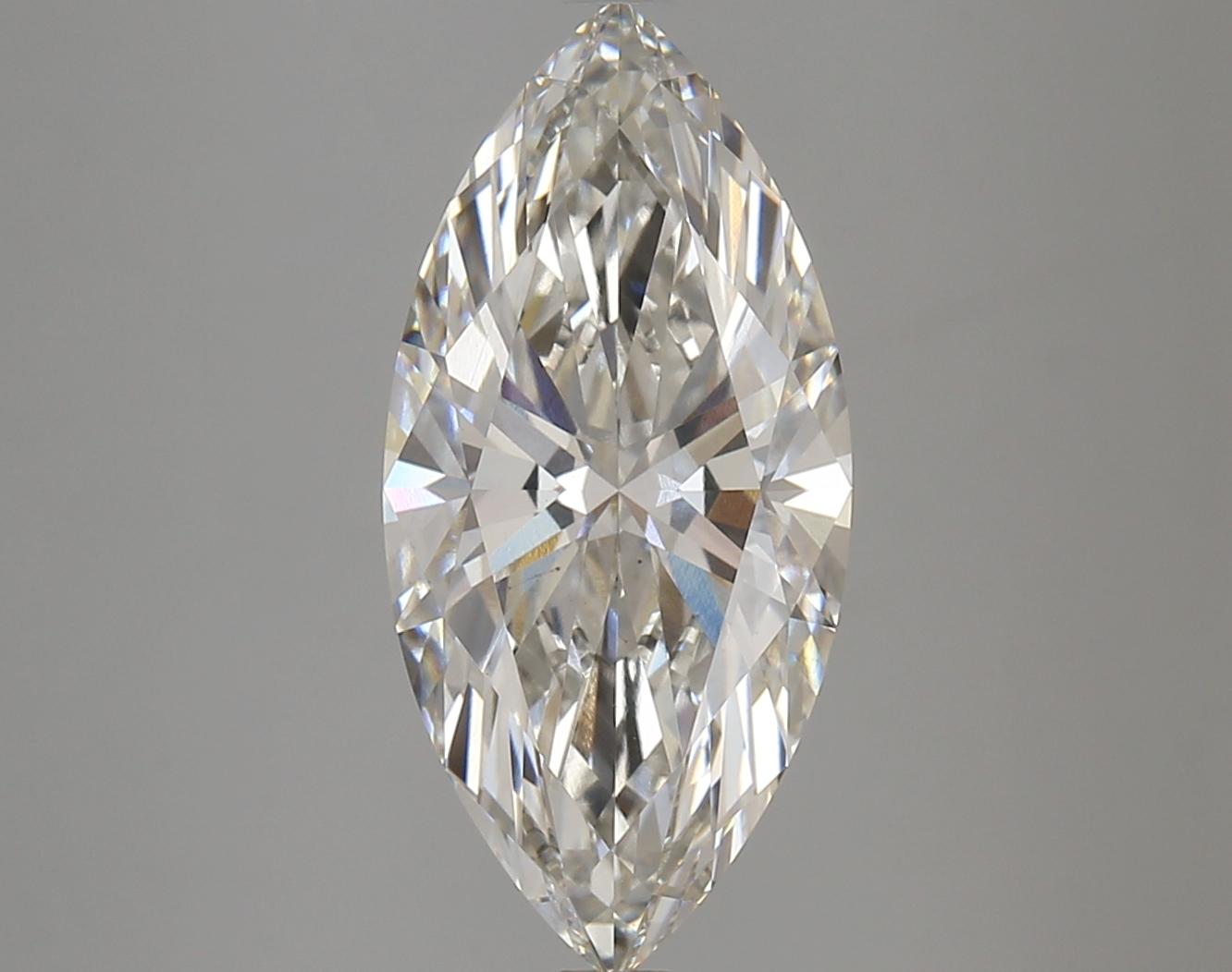 4.14 Carat Marquise Shaped Excellent Cut VS1 IGI Certified Lab Grown Diamond
