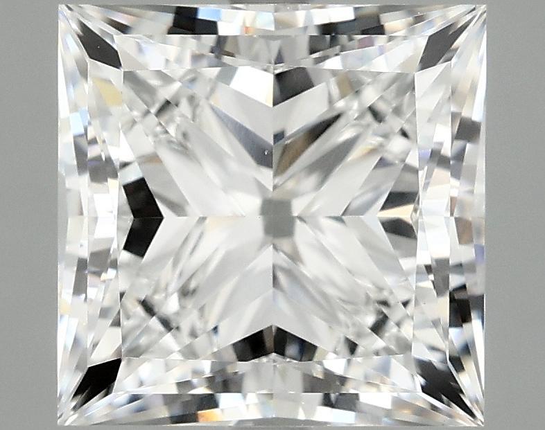 4.52 Carat Princess Shaped Ideal Cut VVS2 IGI Certified Lab Grown Diamond