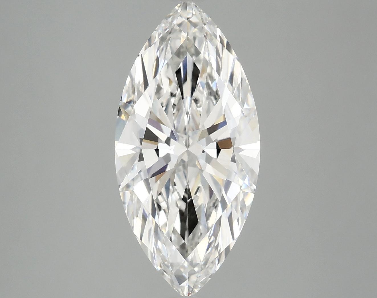 2.99 Carat Marquise Shaped Excellent Cut VVS2 IGI Certified Lab Grown Diamond