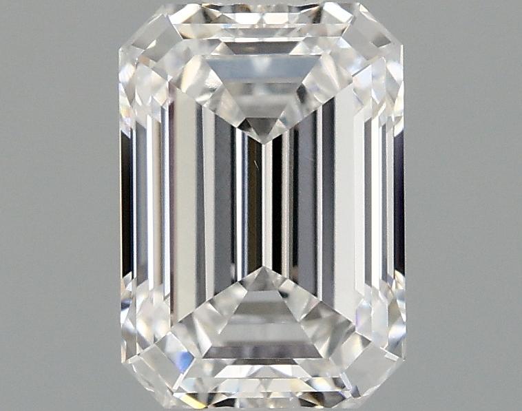 0.96 Carat Emerald Shaped Ideal Cut VVS2 IGI Certified Lab Grown Diamond