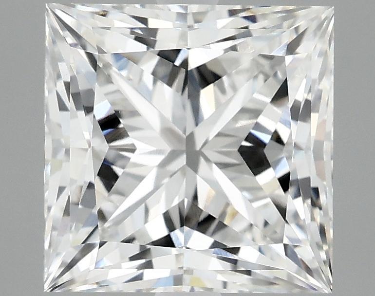 4.08 Carat Princess Shaped Ideal Cut VVS2 IGI Certified Lab Grown Diamond