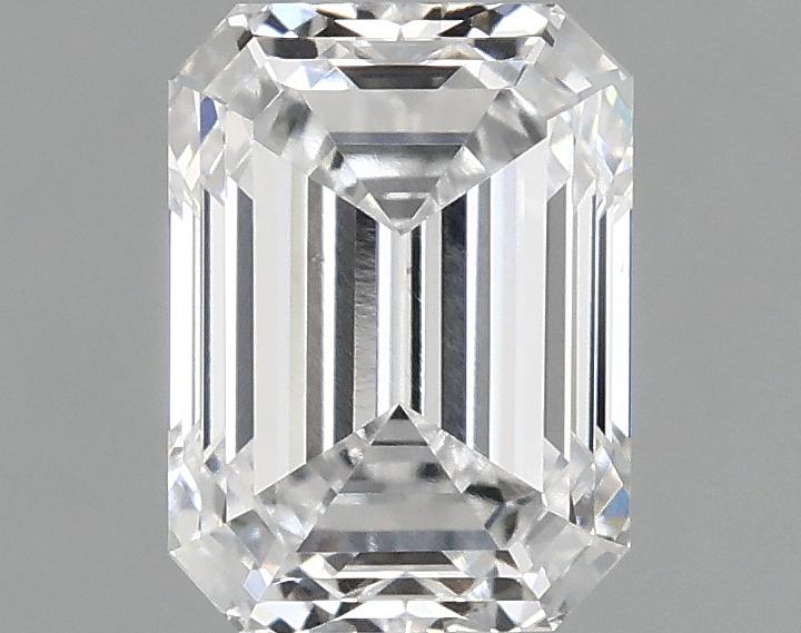 0.96 Carat Emerald Shaped Excellent Cut VVS2 IGI Certified Lab Grown Diamond