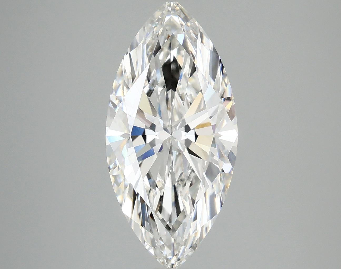 3.07 Carat Marquise Shaped Excellent Cut VVS2 IGI Certified Lab Grown Diamond