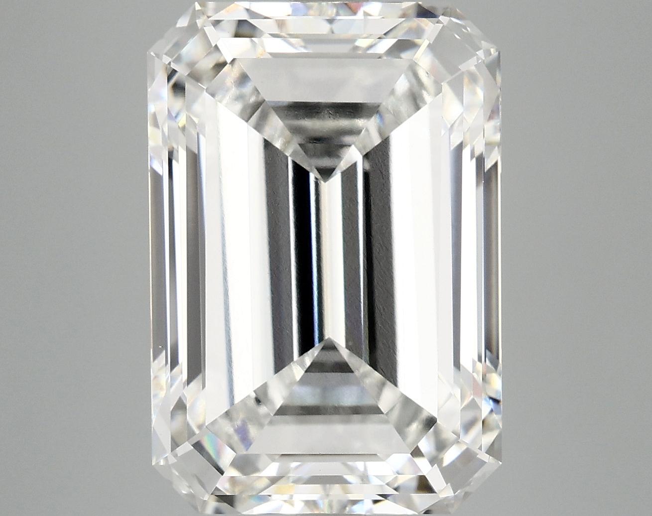 10.56 Carat Emerald Shaped Ideal Cut VVS2 IGI Certified Lab Grown Diamond