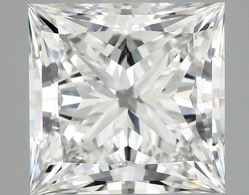 4.89 Carat Princess Shaped Ideal Cut VVS2 IGI Certified Lab Grown Diamond