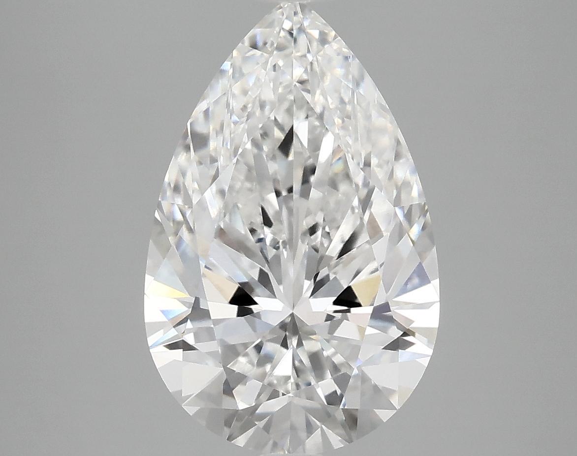 4.05 Carat Pear Shaped Ideal Cut VVS2 IGI Certified Lab Grown Diamond