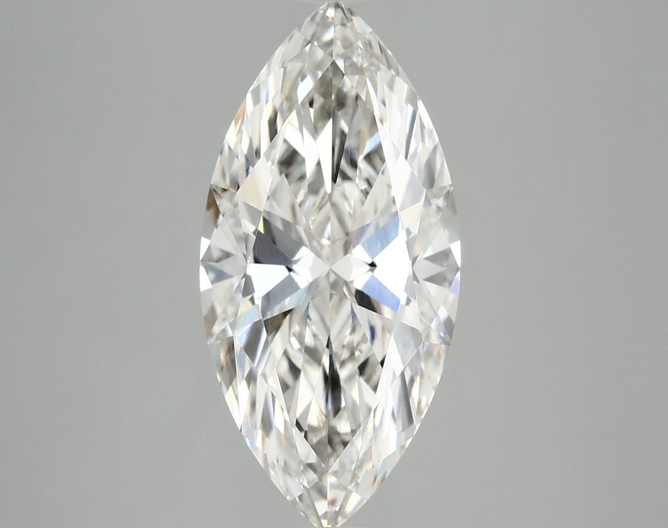 3.02 Carat Marquise Shaped Excellent Cut VVS2 IGI Certified Lab Grown Diamond