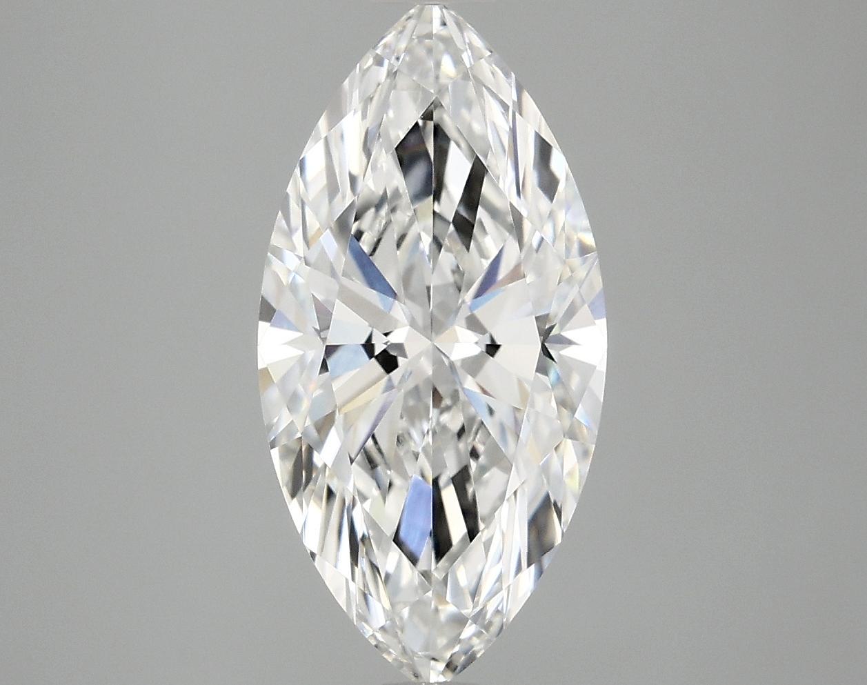 2.99 Carat Marquise Shaped Ideal Cut VVS2 IGI Certified Lab Grown Diamond