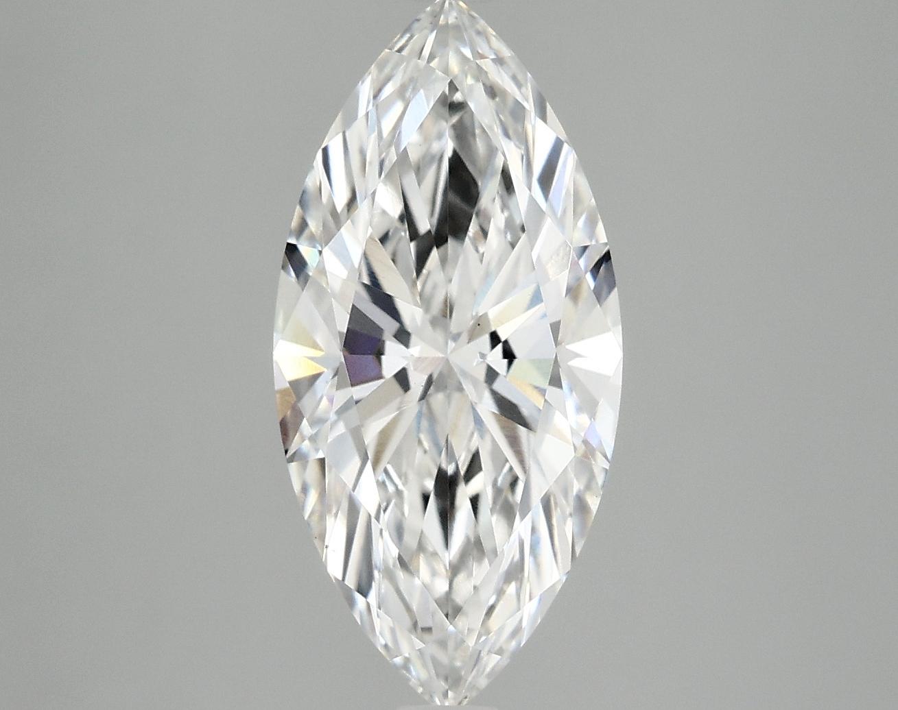 3.05 Carat Marquise Shaped Excellent Cut VS1 IGI Certified Lab Grown Diamond