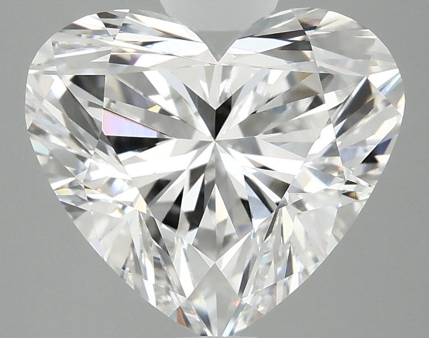 3.9 Carat Heart Shaped Ideal Cut VVS2 IGI Certified Lab Grown Diamond
