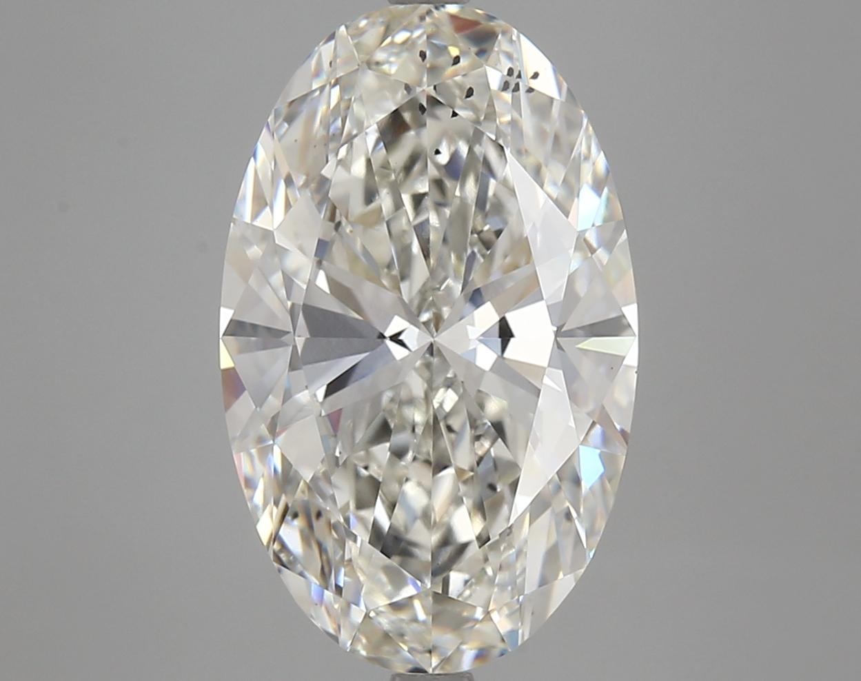 6.03 Carat Oval Shaped Excellent Cut SI1 IGI Certified Lab Grown Diamond