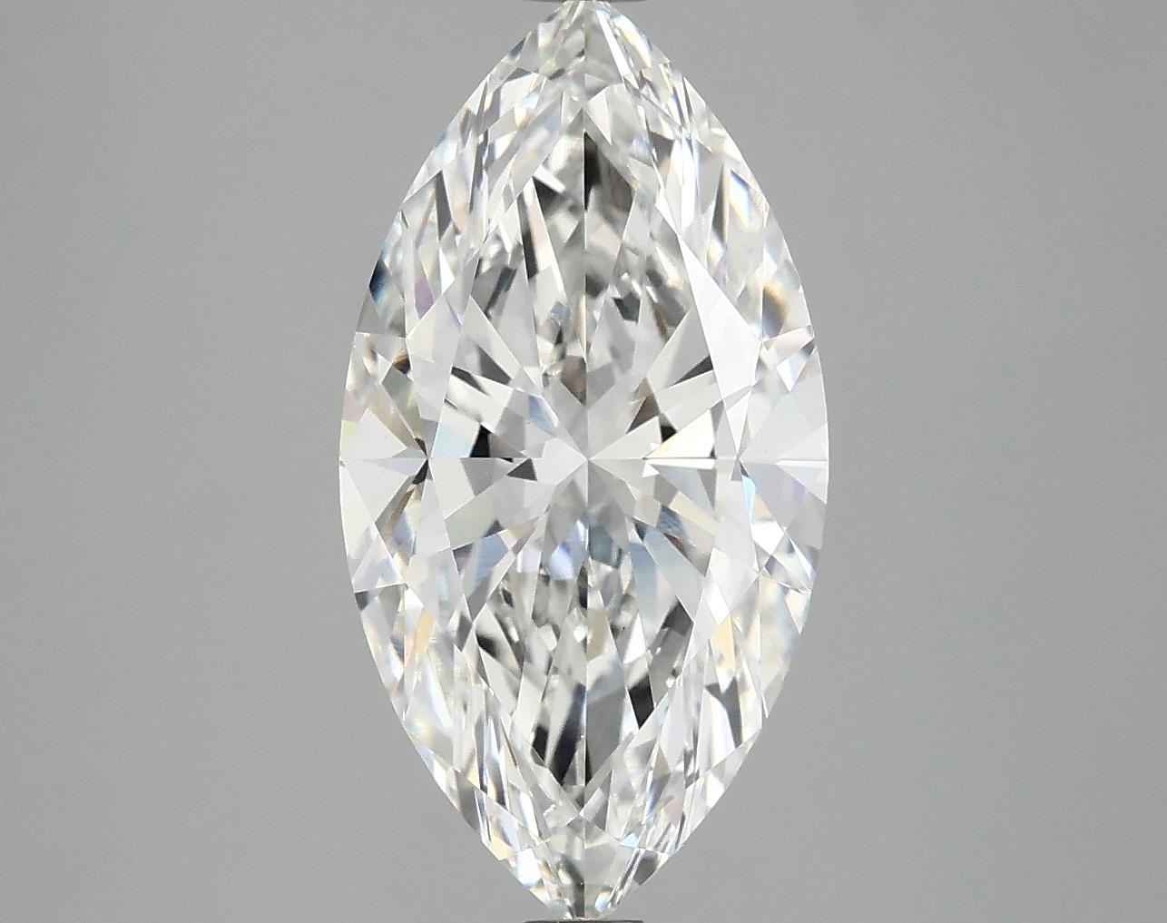 3.55 Carat Marquise Shaped Ideal Cut VVS2 IGI Certified Lab Grown Diamond