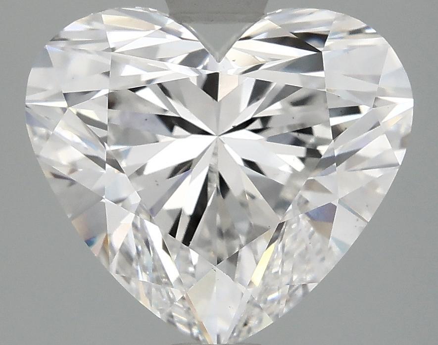 3.07 Carat Heart Shaped Ideal Cut VS2 IGI Certified Lab Grown Diamond