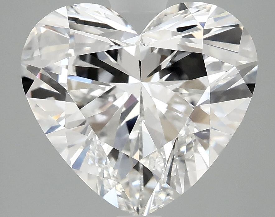 4.08 Carat Heart Shaped Ideal Cut VVS2 IGI Certified Lab Grown Diamond