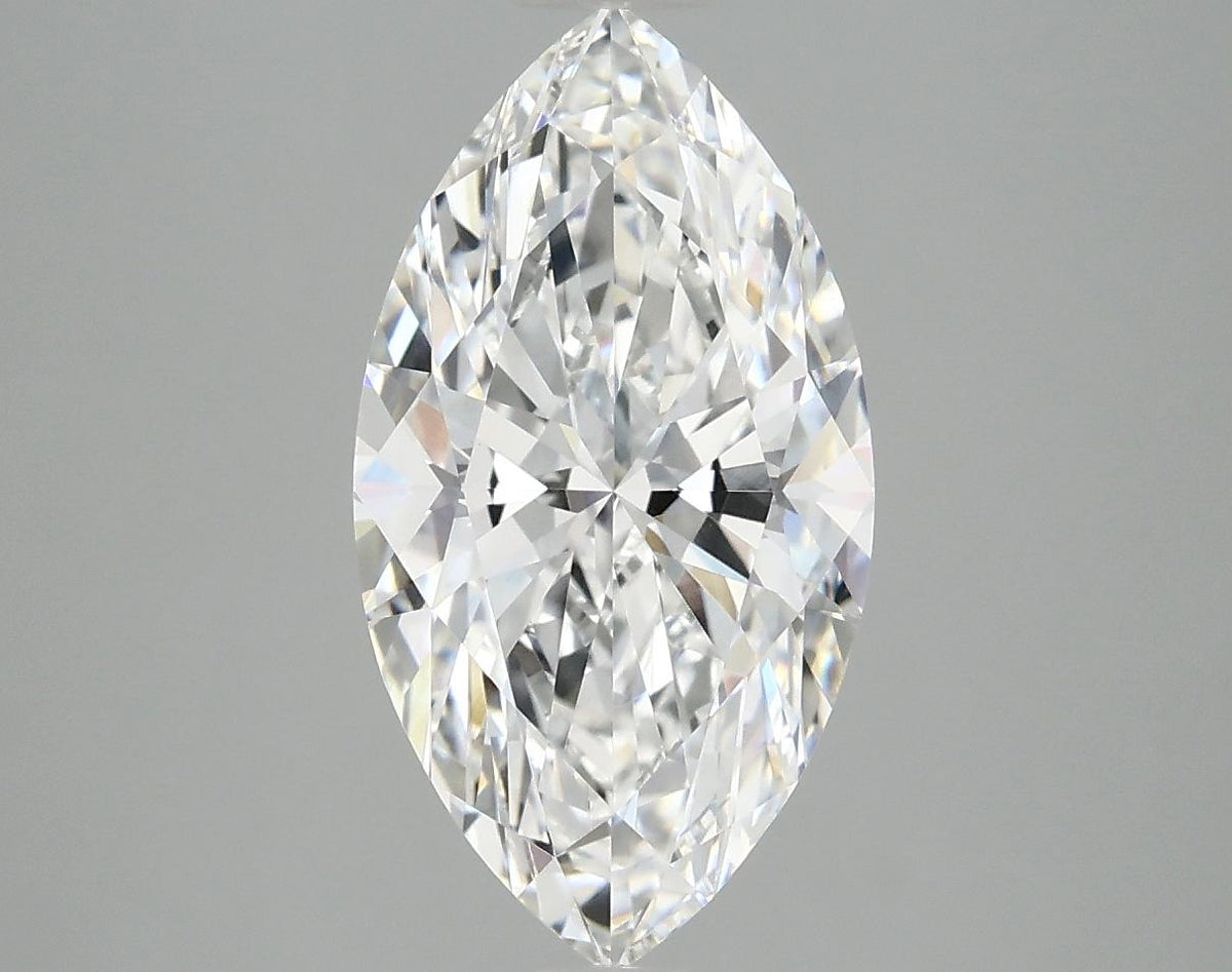 3.08 Carat Marquise Shaped Excellent Cut VVS2 IGI Certified Lab Grown Diamond