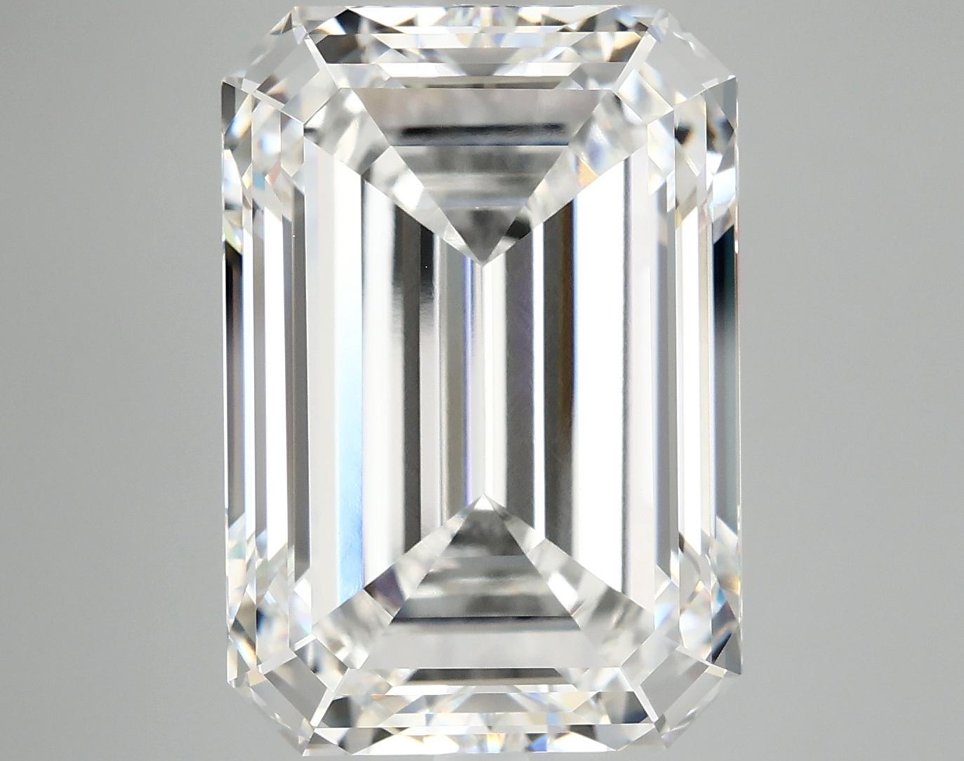 12.22 Carat Emerald Shaped Ideal Cut VVS2 IGI Certified Lab Grown Diamond
