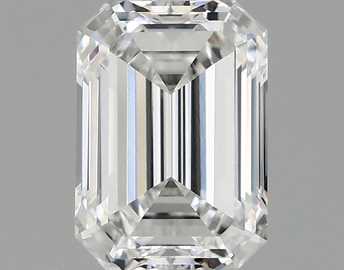 0.98 Carat Emerald Shaped Ideal Cut VVS2 IGI Certified Lab Grown Diamond