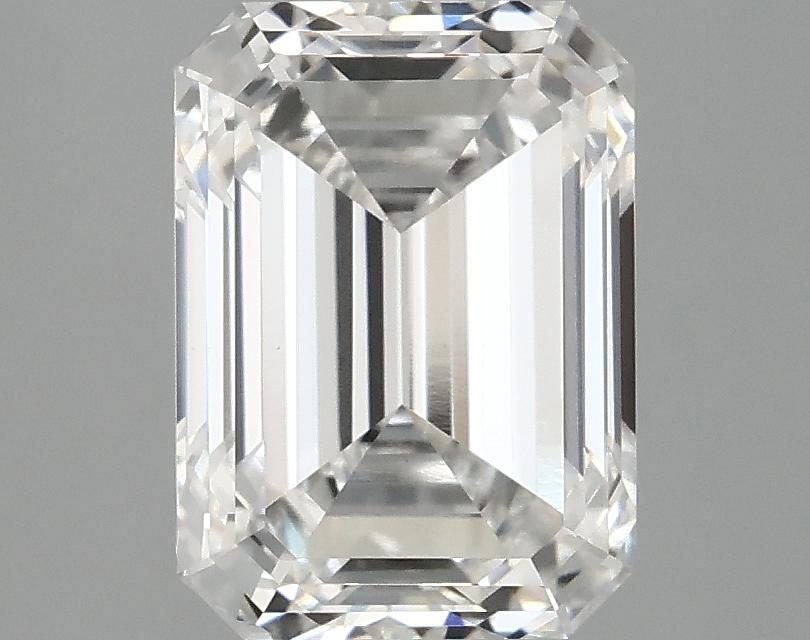 3.08 Carat Emerald Shaped Excellent Cut VVS2 IGI Certified Lab Grown Diamond