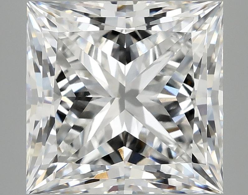 5.08 Carat Princess Shaped Ideal Cut VVS2 IGI Certified Lab Grown Diamond