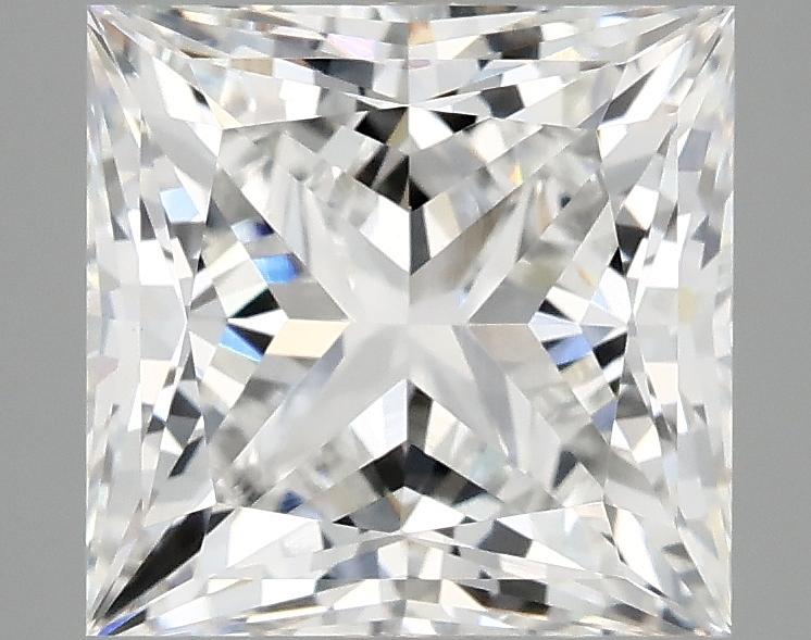 4.15 Carat Princess Shaped Ideal Cut VVS2 IGI Certified Lab Grown Diamond