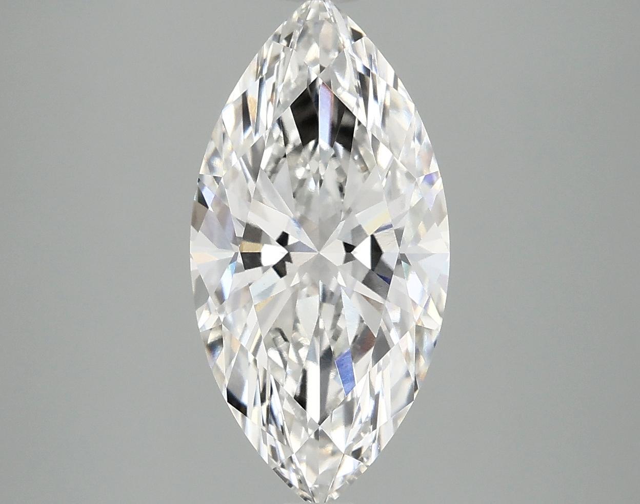 3.06 Carat Marquise Shaped Ideal Cut VVS2 IGI Certified Lab Grown Diamond