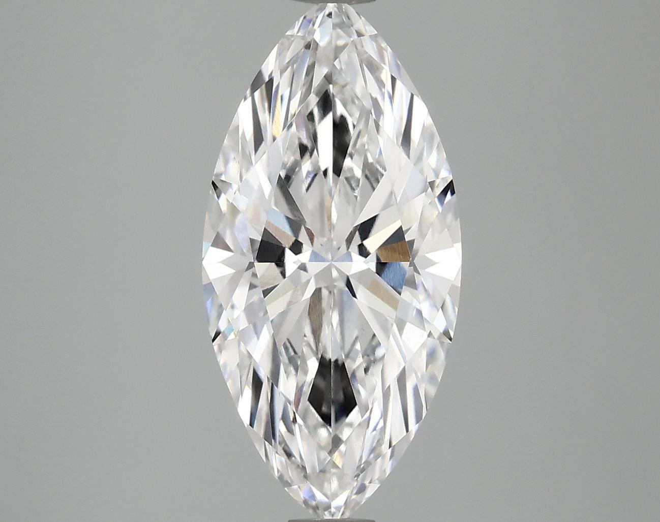 3.07 Carat Marquise Shaped Excellent Cut VS1 IGI Certified Lab Grown Diamond