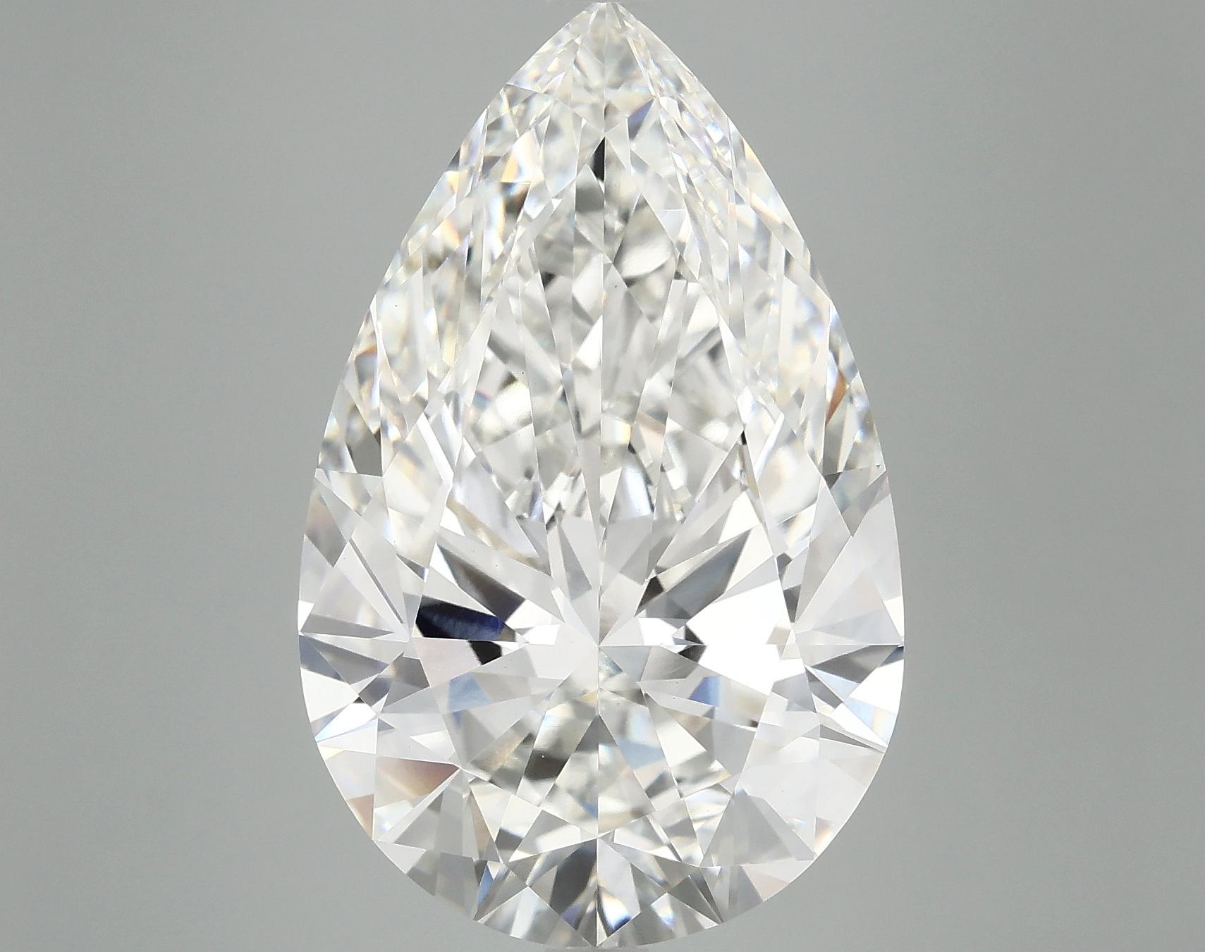 10.39 Carat Pear Shaped Ideal Cut VVS2 IGI Certified Lab Grown Diamond