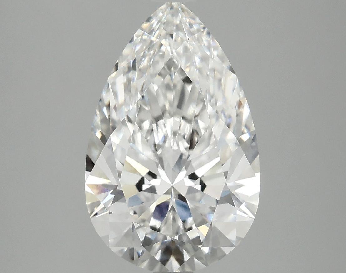 3.07 Carat Pear Shaped Ideal Cut VVS2 IGI Certified Lab Grown Diamond
