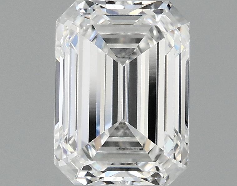 0.98 Carat Emerald Shaped Excellent Cut VVS2 IGI Certified Lab Grown Diamond