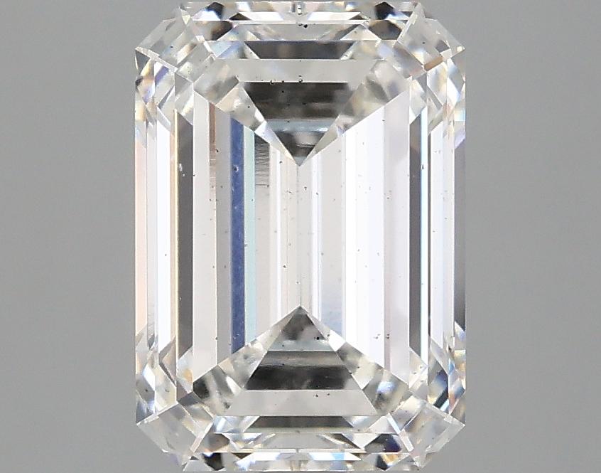 3.09 Carat Emerald Shaped Ideal Cut SI1 IGI Certified Lab Grown Diamond