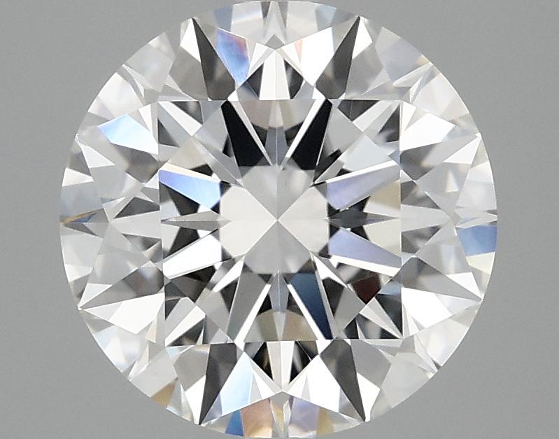 3.08 Carat Round Shaped Ideal Cut VVS2 IGI Certified Lab Grown Diamond