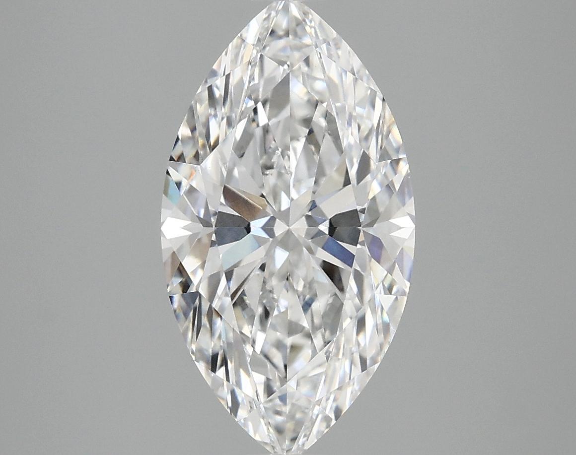 3.04 Carat Marquise Shaped Excellent Cut VVS2 IGI Certified Lab Grown Diamond