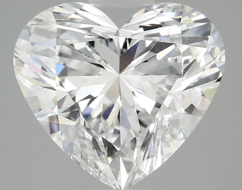 2.96 Carat Heart Shaped Ideal Cut VVS2 IGI Certified Lab Grown Diamond