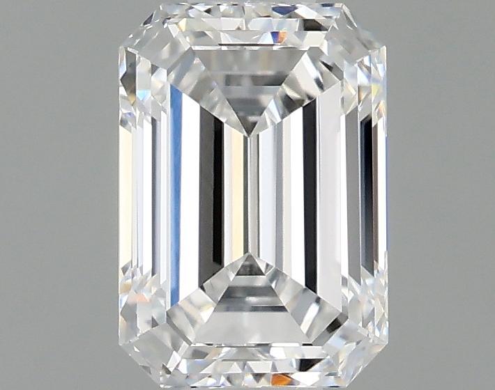0.98 Carat Emerald Shaped Ideal Cut VVS2 IGI Certified Lab Grown Diamond