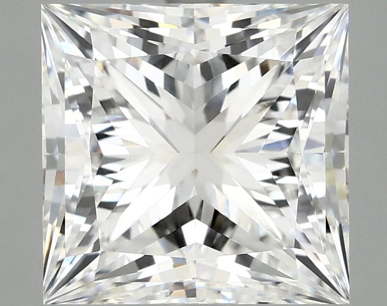 4.11 Carat Princess Shaped Ideal Cut VVS2 IGI Certified Lab Grown Diamond