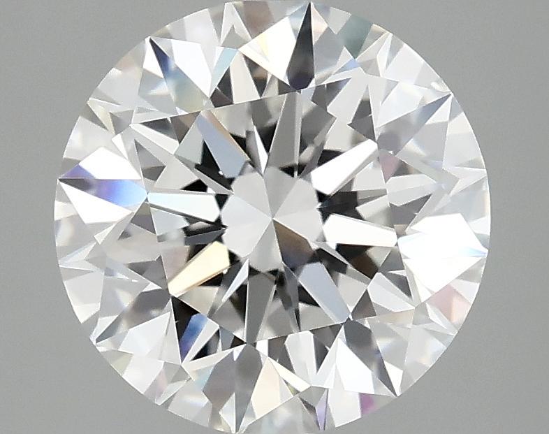 3.08 Carat Round Shaped Excellent Cut VVS2 IGI Certified Lab Grown Diamond