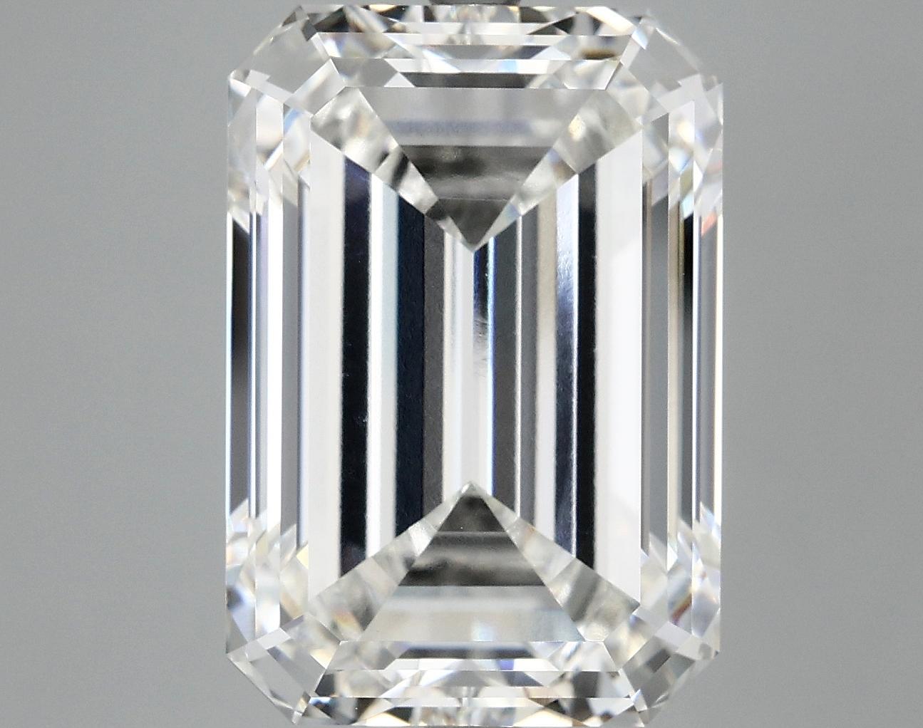 10.6 Carat Emerald Shaped Ideal Cut VVS2 IGI Certified Lab Grown Diamond