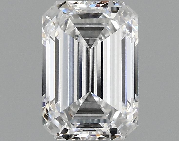 1.08 Carat Emerald Shaped Ideal Cut VVS2 IGI Certified Lab Grown Diamond