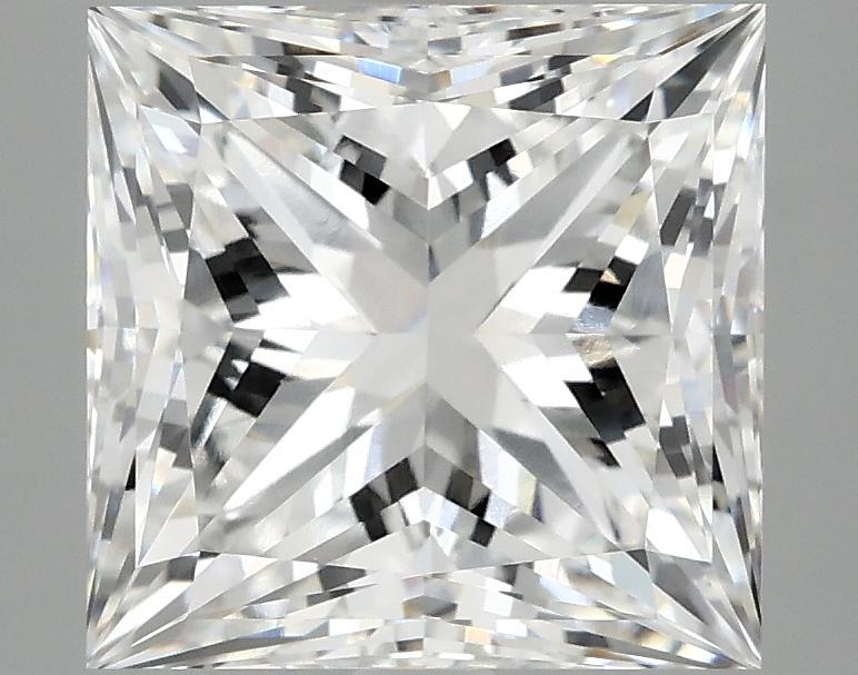 4.55 Carat Princess Shaped Ideal Cut VVS2 IGI Certified Lab Grown Diamond